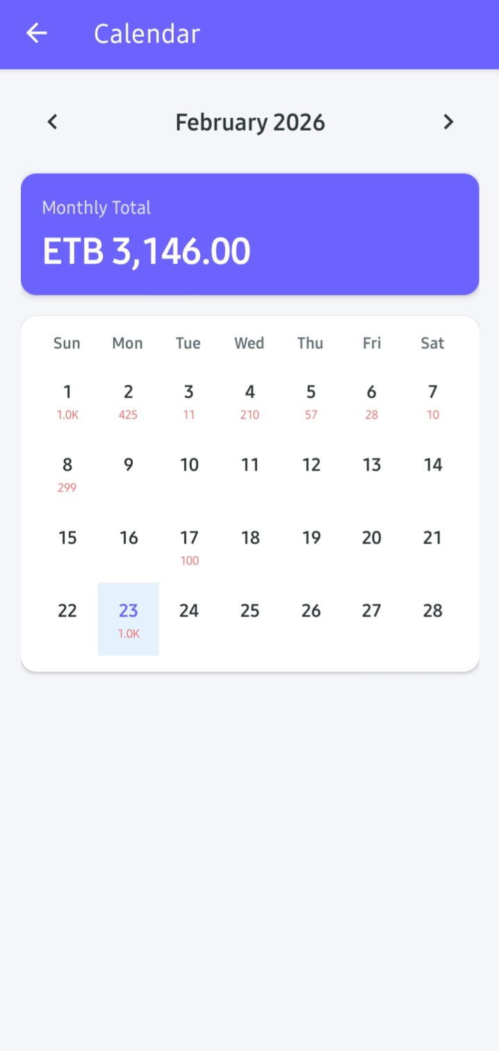 Expense Tracker screenshot 2